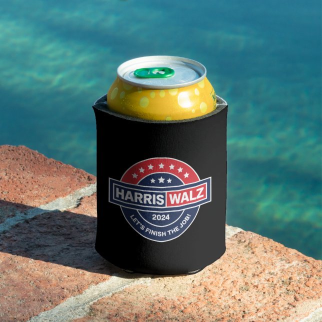 Harris Walz 24 Kamala Harris Madam President 2024  Can Cooler (In Situ Pool)
