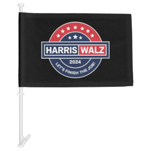 Harris Walz 24 Kamala Harris Madam President 2024  Car Flag