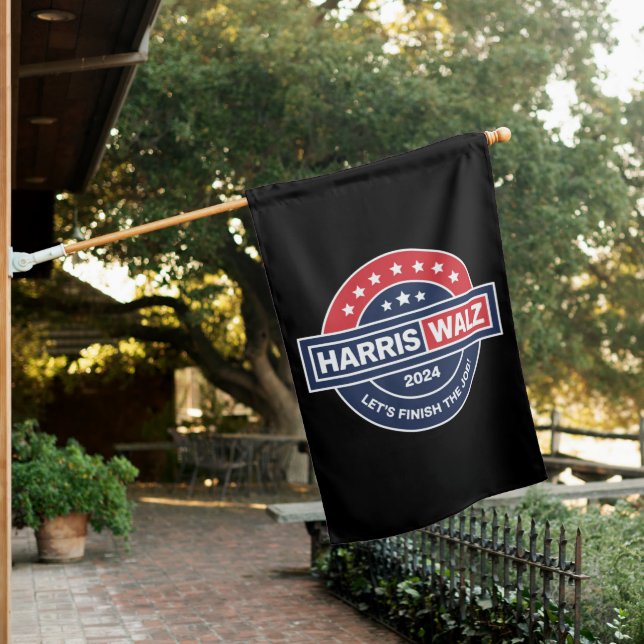 Harris Walz 24 Kamala Harris Madam President 2024  House Flag (In SItu)
