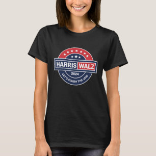 Harris Walz 24 Kamala Harris Madam President 2024 T-Shirt