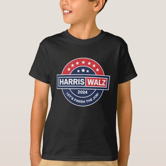 Harris Walz 24 Kamala Harris Madam President 2024  T-Shirt (Front)