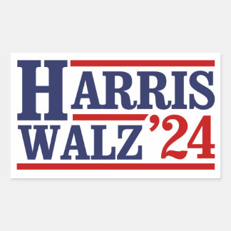 Harris Walz '24 Rectangular Sticker