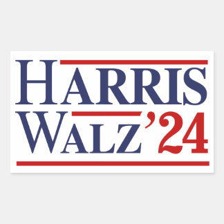 Harris Walz '24 Rectangular Sticker