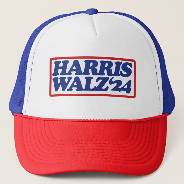 Harris Walz '24                                    Trucker Hat (Front)