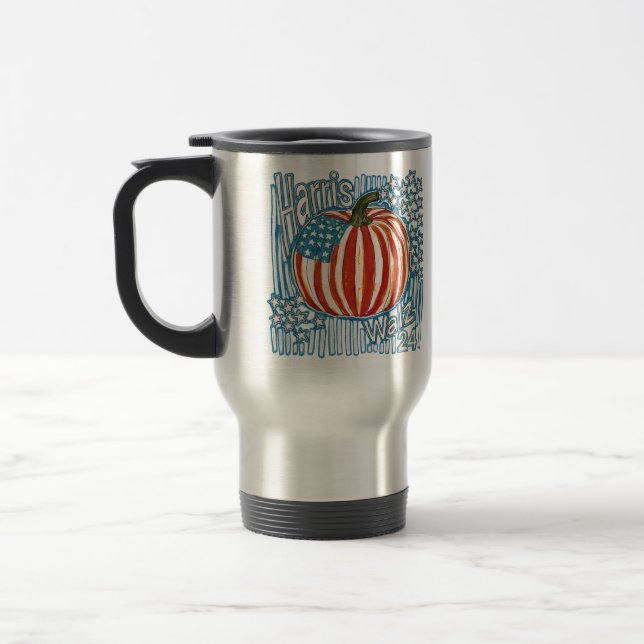 Harris Walz 24 Two-Tone Coffee Mug (Left)