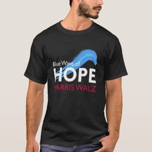 Harris Walz Blue Wave of Hope T-Shirt