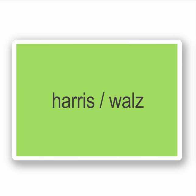 Harris / Walz Brat Summer Sticker (Front)