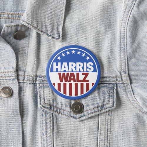 Harris Walz Button