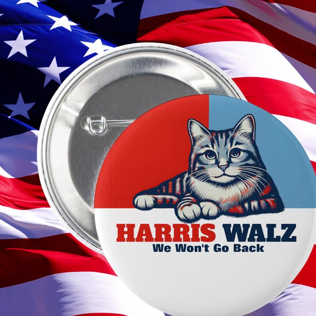 Harris Walz Campaign Button (Creator Uploaded)