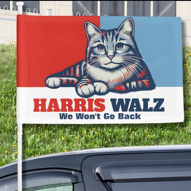 Harris Walz Campaign Car Flag (Creator Uploaded)