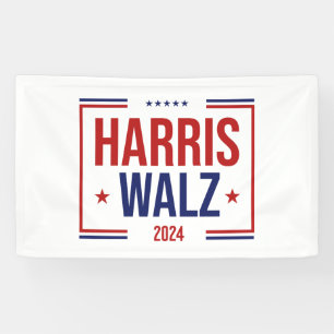 Harris Walz Campaign Election Banner