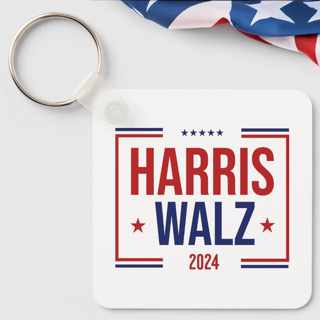 Harris Walz Campaign Election Keychain (Harris Walz Campaign Election Keychain)