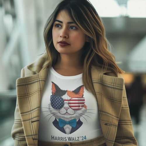 Harris Walz Childless Cat Ladies T_Shirt