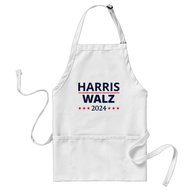Harris Walz Election 2024 III Adult Apron (Front)