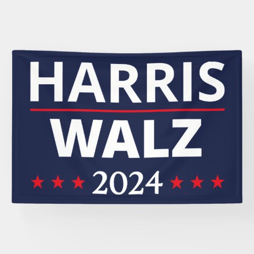 Harris Walz Election 2024 III Banner