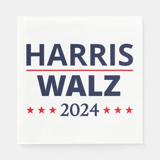 Harris Walz Election 2024 III Napkins (Front)