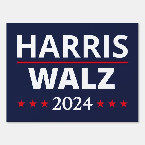 Harris Walz Election 2024 III Sign