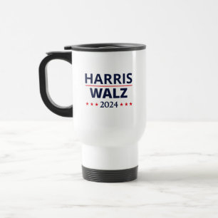 Harris Walz Election 2024 III Travel Mug