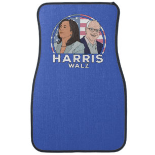 Harris Walz Election Car Floor Mat