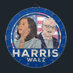 Harris Walz Election Dart Board<br><div class="desc">Elections are important for the exercise of democracy. If you vote for Kamala Harris and Tim Walz this is a great product.</div>