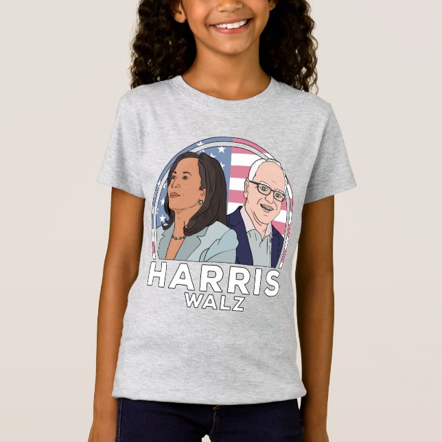 Harris Walz Election T-Shirt (Front)