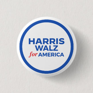 Harris Walz for America 2024 Button