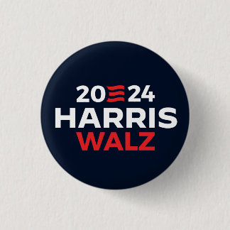 Harris Walz in 2024 Button