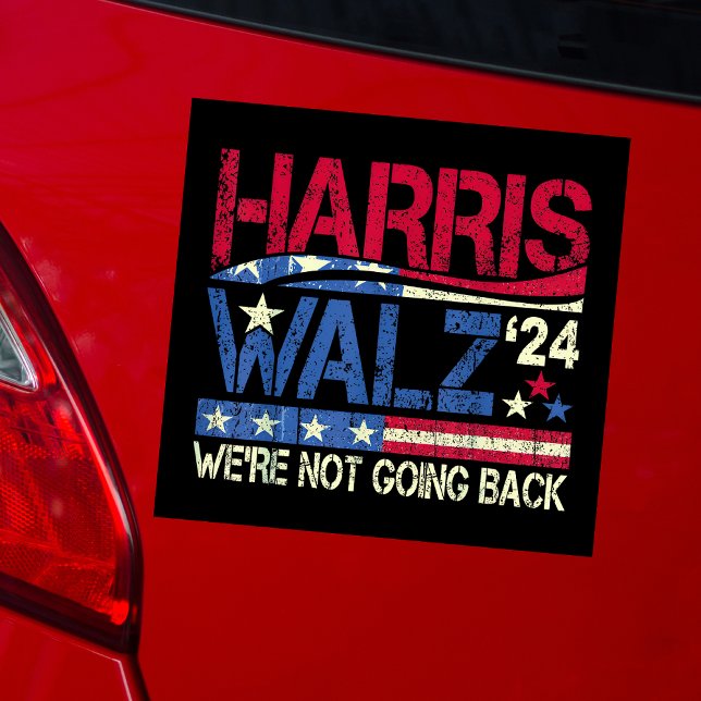 Harris Walz Kamala Harris 2024 Tim Walz Car Magnet (Creator Uploaded)