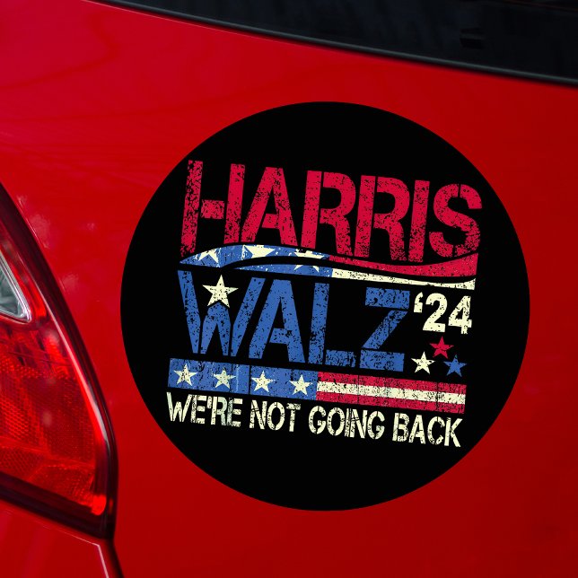 Harris Walz Kamala Harris 2024 Tim Walz Car Magnet (Creator Uploaded)