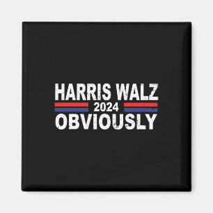 Harris Walz Obviously 2024 Kamala Harris Waltz 202 Magnet