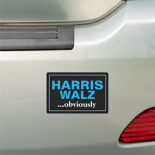 HARRIS WALZ Obviously Car Magnet (In Situ)