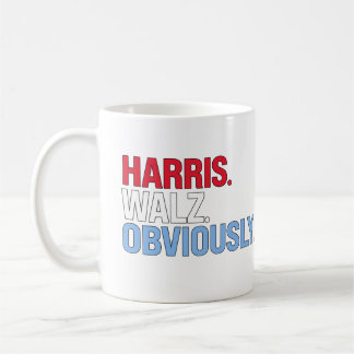 Harris Walz Obviously Coffee Mug