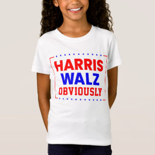 Harris Walz Obviously Kamala Harris for President T-Shirt