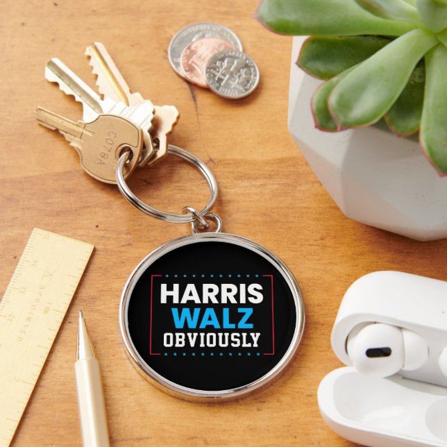 Harris Walz Obviously Keychain (Desk)