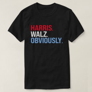 Harris Walz Obviously T-Shirt
