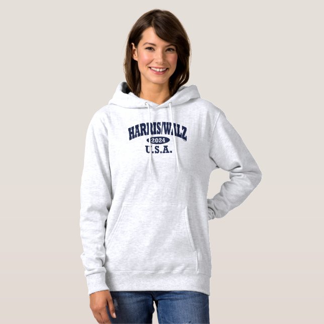 Harris Walz PE Hoodie (Front Full)