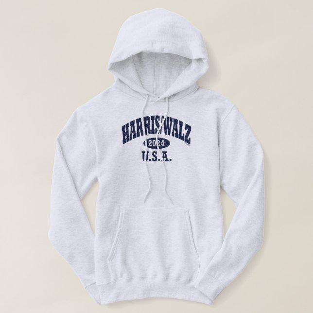 Harris Walz PE Hoodie (Design Front)