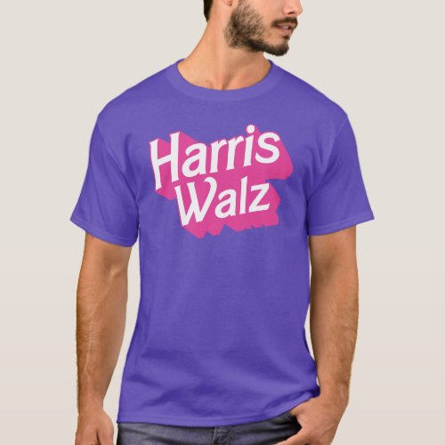 Harris Walz Pink T_Shirt