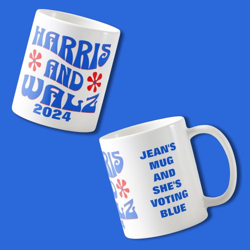 Harris  Walz Retro Coffee Mug