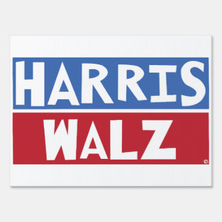 Harris Walz Sign