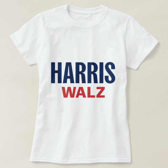 Harris Walz T-Shirt (Design Front)