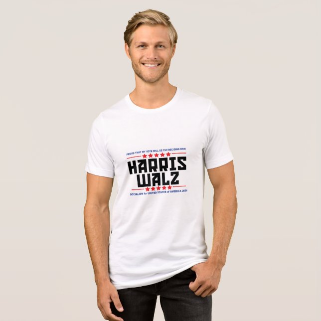 HARRIS WALZ TSHIRT SOCIALISM FOR AMERICA (Front Full)