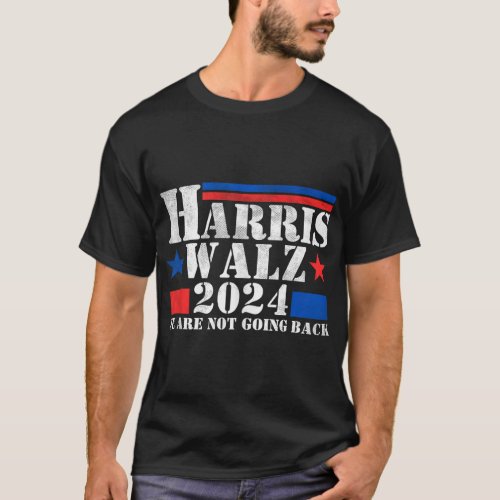 Harris Walz Waltz 2024 We Are Not Going Back Tank 