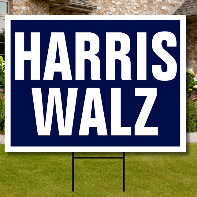 Harris-Walz Yard Sign (Creator Uploaded)