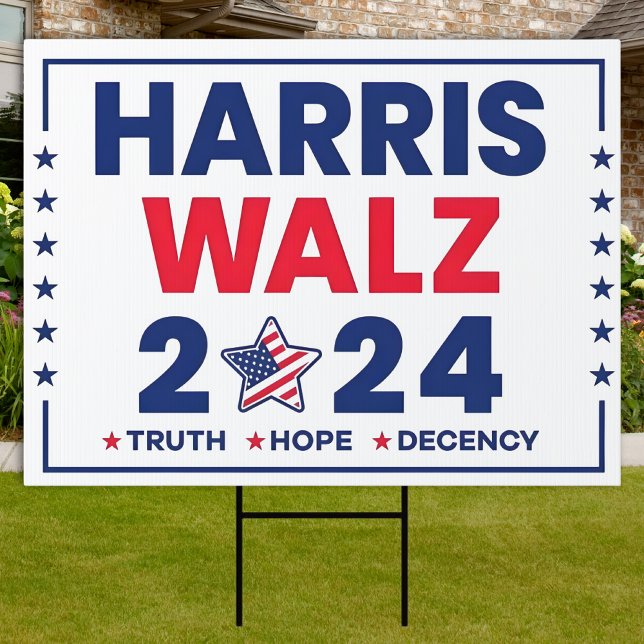 Harris Walz Yard Sign | Harris Yard Signs (Creator Uploaded)