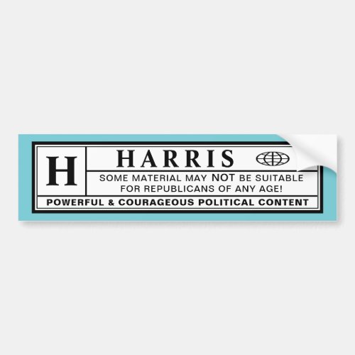 Harris Warning Label