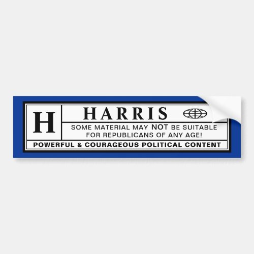 Harris Warning Label