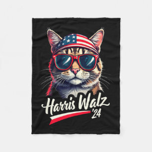 Harris Wheimer 2024 Kamala Cat Lady Harris 2024 Pr Fleece Blanket