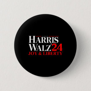 Harris Wheimer Waltz 2024 Harris W Joy Liberty 1  Button