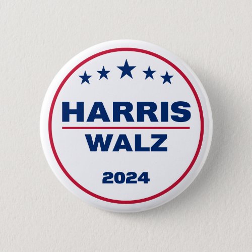 Harris Wlaz 2024 Kamala Harris Tim Walz Election Button